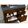 James Martin Vanities Brookfield 48in Single Vanity, Country Oak w/ 3 CM Charcoal Soapstone Quartz Top 147-114-5276-3CSP